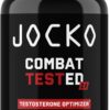 Jocko Fuel Test Booster for Men - Natural Endurance, Stamina, & Strength Booster - Muscle Builder for Men & Nitric Oxide Support with Ginger Root, Shilijat, & Tongkat Ali, 120ct (30 Servings)