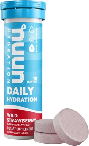 NUUN Wild Strawberry Daily Hydration, 10 CT