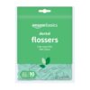 Amazon Basics Mint Dental Flossers, 90 Count, 1 Pack (Previously Solimo)