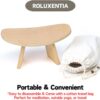 Ergonomic Wooden Meditation Bench for Seiza & Yoga Practice - Natural Portable Kneeling Seat for Travel & Prayer