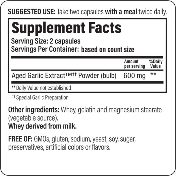 Kyolic Aged Garlic Extract Formula 100, 300 Capsules