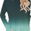 Angerella Women's Casual Loose Fit Pocket Shirts Printed Tops