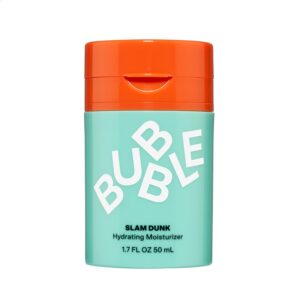 Bubble Skincare Slam Dunk Face Moisturizer - Hydrating Face Cream for Dry Skin Made with Vitamin E + Aloe Vera Juice for a Glowing Complexion - Skin Care with Blue Light Protection (50ml)