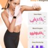 Smart Watch Health Fitness Tracker with 24/7 Heart Rate, Blood Oxygen Sleep Monitor, 110+ Sports Modes, Step Calorie Counter Pedometer IP68 Waterproof (Gold, 1.57)