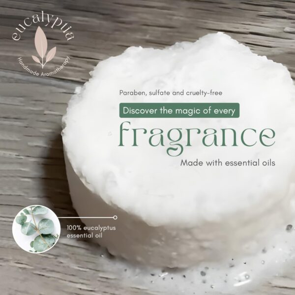 Mint Eucalyptus Shower Steamers – 10 Pack Aromatherapy Tablets for Relaxation, Stress Relief, Handmade Natural Essential Oils, Spa Shower Tablets, Perfect Birthday Gifts for Women