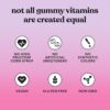 Lemme Debloat - Digestive & Gut Health Gummies with 2 Clinically Studied Probiotics & Prebiotic, 3 Billion CFUs - Vegan, Gluten Free, Non GMO, BlackBerry Flavor (60 Count)
