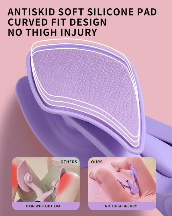 Thigh Master Thigh Exerciser for Women, Enhanced Resistance Hip Trainer Kegel Pelvic Floor Exercise Devices，Inner Thigh Exerciser Workout Equipment for Women Men
