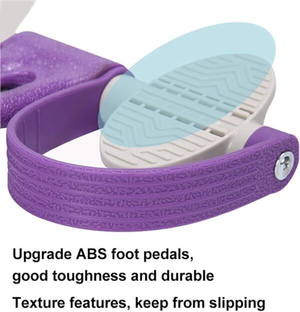 Yoga Pedal Resistance Band Elastic Pull Rope Fitness Sit-up Exercise Equipment at Home Gym Arm Abs Workout Equipment Leg Stretching Equipment
