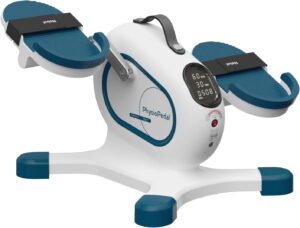 PhysioPedal® Arm & Leg Pedal Exerciser, Dual Mode, 8 Motorized Speeds, 5 Adjustable Resistance Levels, LCD Display, Magnetic Remote, to Enhance Mobility, Recovery, Joint Health