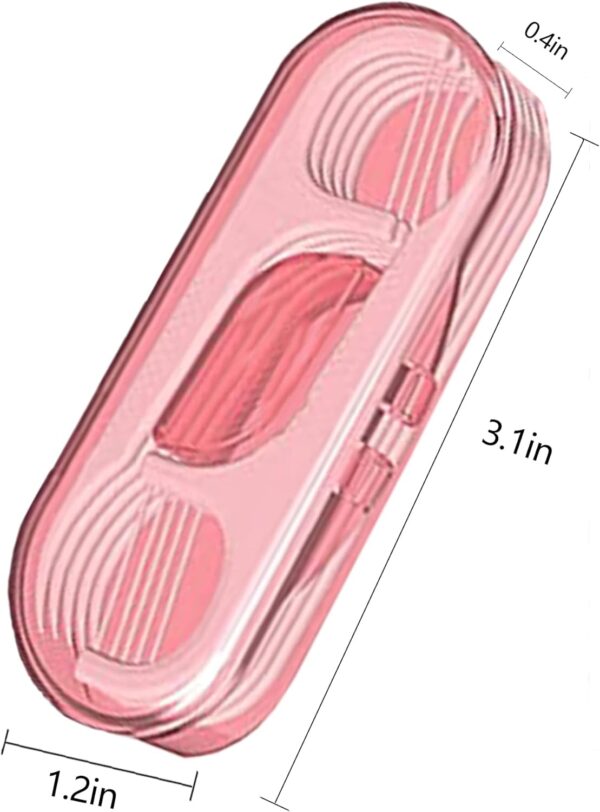 Flosser Dispenser Dental Floss Case Travel Floss Professional Toothpicks Sticks with Travel Case Superfine Floss Picks Dental Picks for Teeth Cleaning