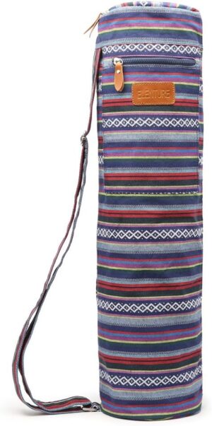Yoga Mat Bag for Women & Men,Travel Yoga Gym Bag for 1/4" 1/3" Thick Exercise Yoga Mat, Full-Zip Yoga Mat Carrier Bag for Class workout Park