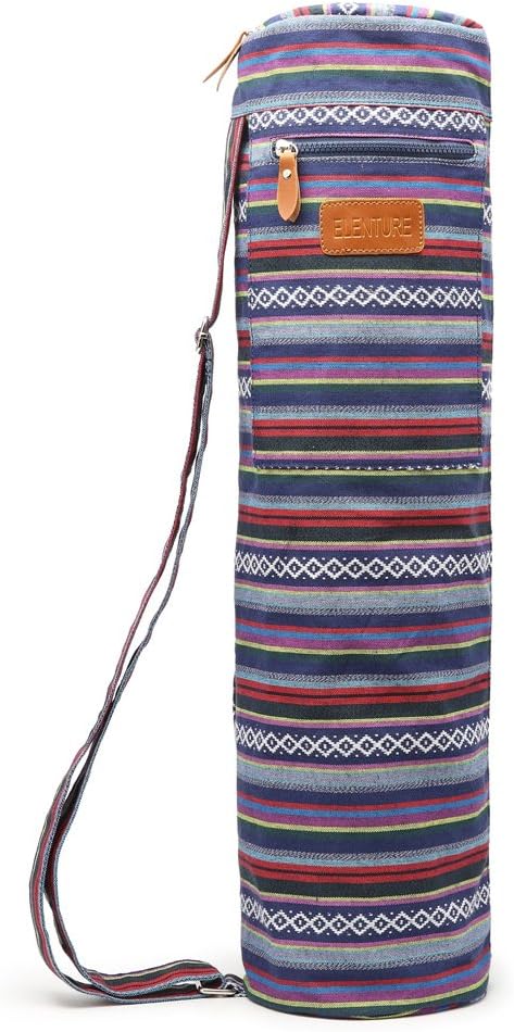Yoga Mat Bag for Women & Men,Travel Yoga Gym Bag for 1/4" 1/3" Thick Exercise Yoga Mat, Full-Zip Yoga Mat Carrier Bag for Class workout Park