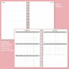 Weekly Meal Planner - A5 Weekly & Daily Meal Prep Journal with Shopping and Grocery Lists for Menu Planning, 93 Sheets/186 Pages Healthy Diet & Weight Loss Tracking, Undated, 52 Weeks, Lasts 1 Year,