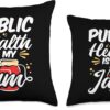 Epidemiologist Gifts & Apparel Public Jam Health Worker Throw Pillow, 16x16, Multicolor