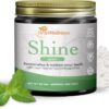 OraWellness Shine Remineralizing Tooth Powder, Natural Teeth Whitening Powder with Hydroxyapatite, Flouride Free Tooth Repair, Natural Teeth Whitening, Teeth Polish & Stain Remover, Fresh Mint