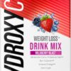 Hydroxycut Drink Mix, Wildberry Blast - 21 Travel-Size Packets - Zero Calories, Zero Sugar - Boost Metabolism, Burn Calories, Increase Energy - For Women & Men