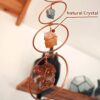 7 Crystal Gemstone Wall Hanger Decor, Large Raw Chakra Crystal Gemstones, Window Meditation Hanging Ornament, Home Decorations for Yoga Meditaion, Gifts for Christmas Ornaments/Birthday (1PC)