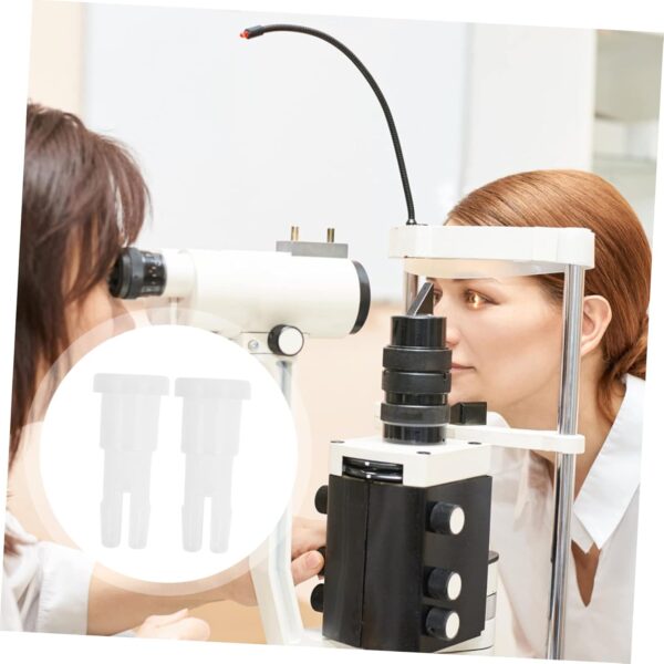 HEALLILY 1 Pair Glasses Equipment Accessories Head Magnifier Holder Monitor Chain Tape Chin Optometrist Wearable Eyeglass Supplies Solution Gadgets LED Paper Optical Pins Plastic White