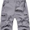 Quick Dry Hiking Shorts Men's Cargo Casual Outdoor 4-Way Stretchy Lightweight Summer Short with Multi Pockets