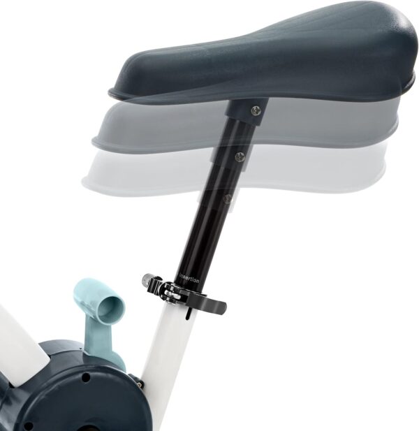 61PgrpxVpVS._AC_SL1500_.jpg Little Tikes Pelican Explore & Fit Cycle Adjustable Play Fitness Exercise Equipment Stationary Bike with Videos and Built-in Bluetooth Speaker, For Kids Ages 3-7 Years, WHITE, BLUE