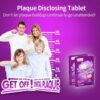 61PhMPpwe6L._AC_SL1000_.jpg Dental Plaque Disclosing Tablets for Kids & Adults - Showing Plaque by Changing Color - Helps Teach Brushing Habits for Clean Teeth - 36 Count
