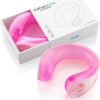 samply OutCool U-Flex Cooling Pack, Ice-fillable Portable Neck Cooler, Needless Hand Held, Cold Neck Wraps for Outdoor Sports, Travel, Camping, for Mother's and Father's Birthday, Berry Pink