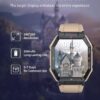 Smart Watch with 1.85'' HD Screen, Fitness Tracker/Bluetooth Call/Sports Mode, Men's Tactical Smart Watches for iOS Android Samsung