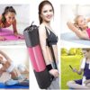 GREFER Yoga Mat Kit for Men & Women Non Slip Excercise Mat for Yoga,Pilates, Stretching, Floor & Fitness Workouts Yoga Gear and Accessories for Beginners Includes Carrying Strap