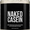 Naked Casein - 5Lb Micellar Casein Protein Powder - Bulk, GMO-Free, Gluten Free, Soy Free, Preservative Free - Stimulate Muscle Growth - Enhance Recovery - 76 Servings