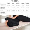 toesox Women's Low Rise Half Toe Grip Non-Slip for Ballet, Yoga, Pilates, Barre Toe Socks