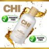 CHI Keratin Silk Infusion, Hydrating Hair Serum For Restoring Softness & Shine, Helps Dry, Damaged Hair, Sulfate-free, 6 Oz