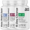 Youth & Tonic Diuretic Full Body Cleanse Detox Pills for Bloating, Puffiness and Swelling, System Flush for Colon, Kidney and Liver Detoxing, 30 Day Supply with Green Tea, Senna, Dandelion, Cranberry