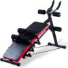61Q9-v1BcgL._AC_SL1200_.jpg KESHWELL Ab Workout Machine,Core Abs Exercise Equipment for Home Gym,Adjustable Sit Up Bench Strength Training Abdominal Cruncher,Foldable Core Workout Machine with Resistance Bands&LCD Display