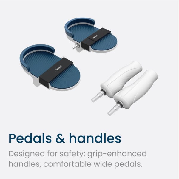 PhysioPedal® Arm & Leg Pedal Exerciser, Dual Mode, 8 Motorized Speeds, 5 Adjustable Resistance Levels, LCD Display, Magnetic Remote, to Enhance Mobility, Recovery, Joint Health
