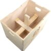 Plyo Box - Wooden 3-in-1 Plyometric Jump Box for Training - Squat, Step Up, Box Jumps & More - Workout Box Size in S, M, L & XL - Home Gym Exercise Equipment