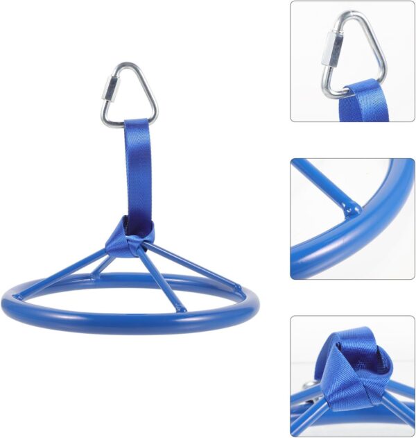 61QtjsotKhL._AC_SL1500_.jpg Exercise Hanging Ring Sturdy Arm Strength Training Disk for Outdoor Fitness Equipment for Muscle Development