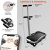 61QzEhBYAL._AC_SL1500_.jpg Lifepro Vibration Plate Exercise Machine with Magnetic Acupoints - Full Body Vibration Platform for Beginners and Recovery - Ideal for Lymphatic Drainage Muscle Toning and Overall Fitness