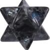 Natural Labradorite Merkaba Crystal Protection Sacred Meditation Energy Generator Healing Chakra Six-Pointed Star 1 Inch