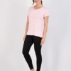 Real Essentials 5 Pack: Women's Dry Fit Tech Stretch Short-Sleeve Crew Neck Athletic T-Shirt (Available in Plus Size)