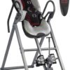 INNOVA HEALTH AND FITNESS ITM5900 Advanced Heat and Massage Inversion Table, Gray/Black