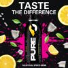 Pure Fuel Healthy Energy Drinks Limitless Lemonade - Sports Drinks - Plant Based - 180mg Natural Caffeine - 12pk x 16.9 fl oz