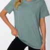 AUTOMET Women's Workout Tops Short Sleeve Gym Shirts Summer Athletic Yoga Tshirts Loose Fit Casual Clothes 2025
