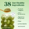 Bloom Nutrition Superfood Greens Powder, Digestive Enzymes with Probiotics and Prebiotics, Gut Health, Bloating Relief for Women, Chlorella, Juice Mix w/Beet Root Powder, 30 SVG, Orange Passionfruit