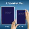 BookFactory Personal Medical Journal My Medical History Logbook Daily Medications Log Book Medicine, Treatment, Doctor Visit Tracking Records - Wire-O, 100 Pages 6" x 9" (JOU-100-69CW-PP-(Medical))