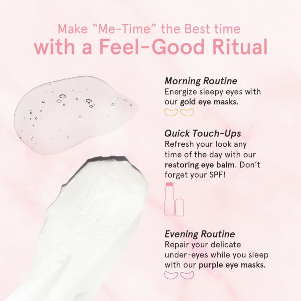 grace & stella Under Eye Brightener Balm Stick - Retinol & Caffeine Eye Cream with for Dark Circles, Puffiness, Wrinkles - Instantly Hydrate and Brighten Undereye Area - Vegan Skincare (0.13oz / 3.5g)