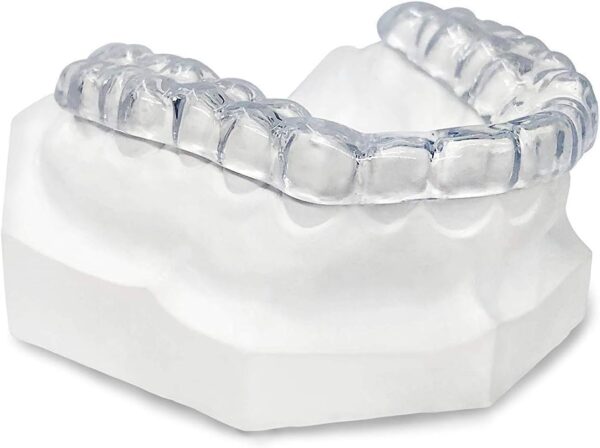 Custom Dental Night Guard,Durable Mouth Guard for Bruxism,Teeth Grinding & Clenching,Relieve Soreness in Jaw Muscles - Lower Guard (Hybrid-3mm) - One(1) Guard