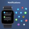 Smart Watch for Women Men for Android Phones iPhone Compatible, 2.09'' Smartwatches Fitness Tracker with Call/SMS/Heart Rate/Blood Oxygen Monitor/Pedometer/2 Bnads (Blue)
