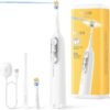 Soocas NEOS II - Electric Toothbrush with Water Flosser, Sonic Electric Toothbrush for Adults, Water Flosser for Teeth, Portable Cordless Oral Irrigator, 100% Plaque Removal, Pearl White