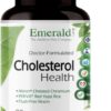 EMERALD LABS Cholesterol Health - Featuring CoQ10, Flush-Free Niacin, RYR-VA, and Garlic for Heart and Circulatory Support - 90 Vegetable Capsules