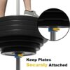 POWER GUIDANCE Barbell Collars Barbell Clips,2 inch Olympic Barbell Clamps,Non-Slip Weight Clamps Quick Release Barbell Collar for Workout Weightlifting,Olympic Lifts and Strength Training